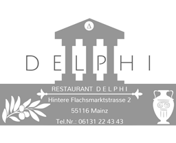 Restaurant Delphi logo.